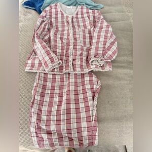 Toast UK Plaid Pajamas